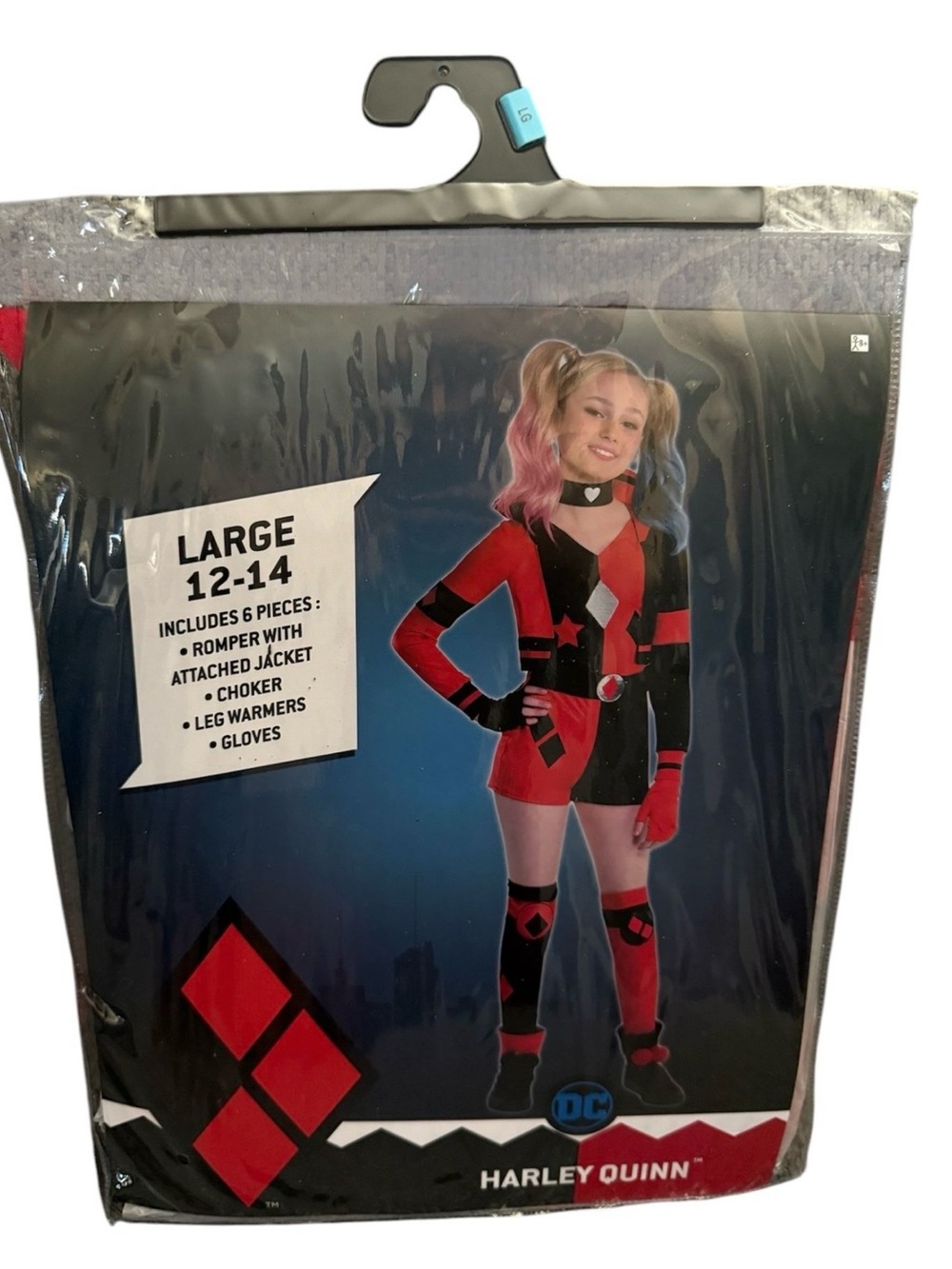 Harley Quinn Costume L 12-14